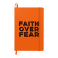 Faith Over Fear (Black) - Ambassador Bound Journal - Gift for Her - Gift for Him