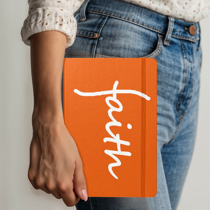 Faith (White) Colorful Cover Journal – Gift for Her - Gift for Him