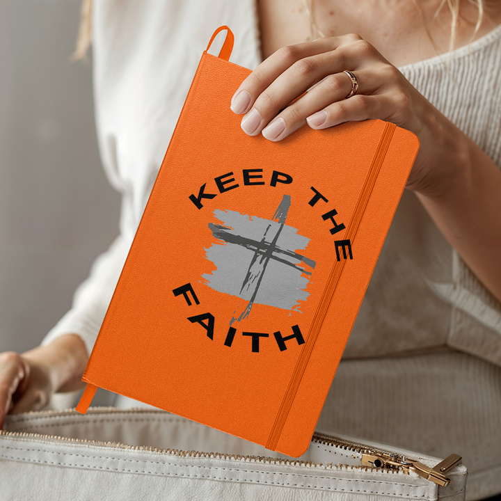 Keep The Faith Bound Journal – Gift for Her - Gift for Him