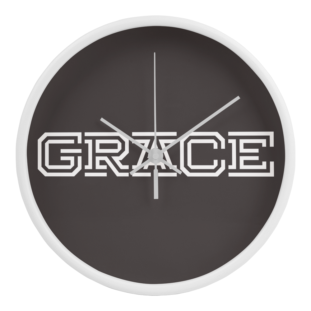 GRACE - Wooden Frame 10" Clock - Gift for Her - Gift for Him