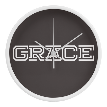 GRACE - Wooden Frame 10" Clock - Gift for Her - Gift for Him