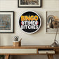 Bingo Time Bitches - Wooden Frame 10" Clock - Gift for Her - Gift for Him