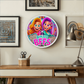 Bingo BFFS 2 - Wood Frame 10” Clock - Gift for Her