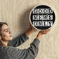 Good News Only (White) - Wooden Frame 10" Clock - Gift for Her - Gift for Him