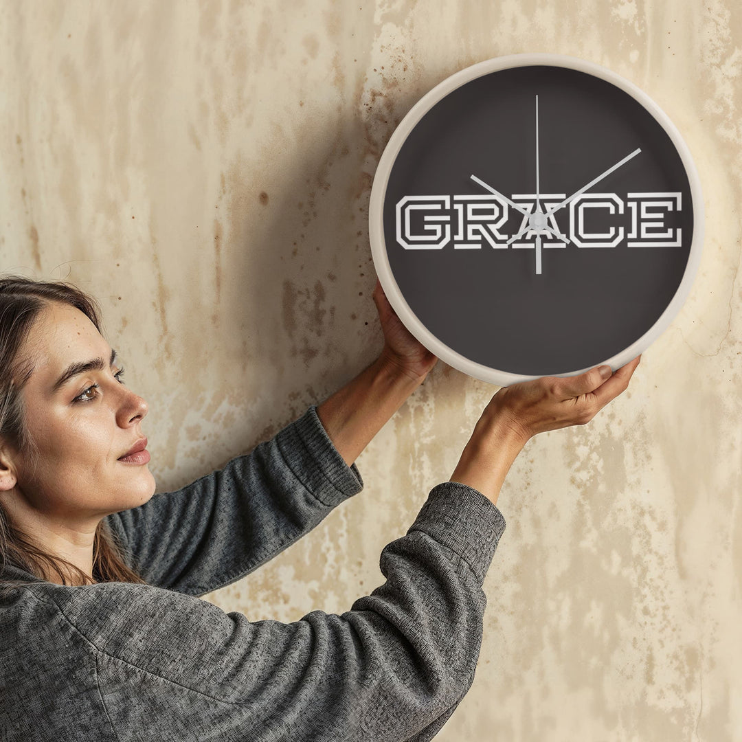 GRACE Wooden Frame 10" Clock – Gift for Her - Gift for Him
