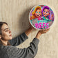 Bingo BFFS 2 - Wood Frame 10” Clock - Gift for Her