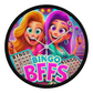 Bingo BFFS 2 - Wood Frame 10” Clock - Gift for Her