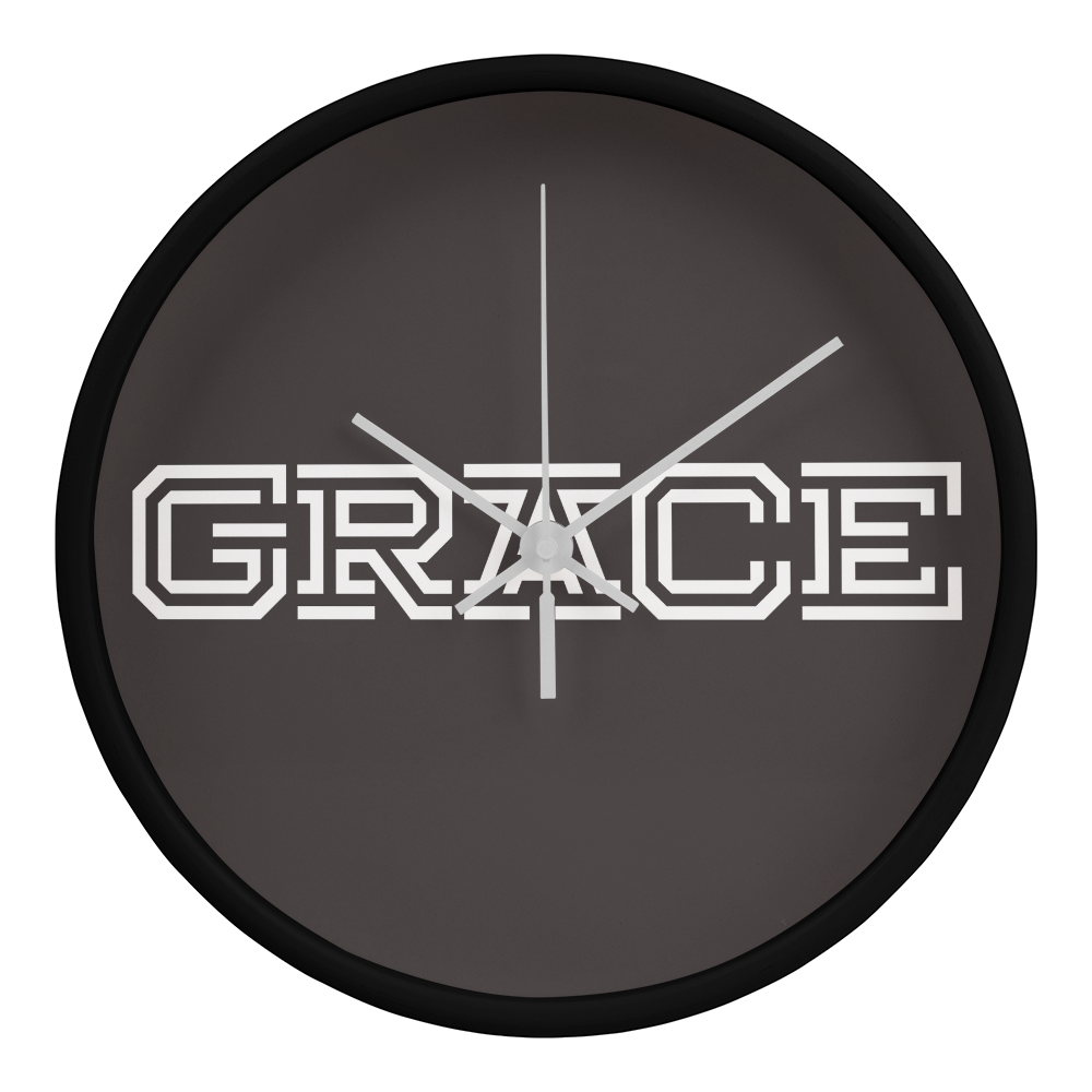 GRACE - Wooden Frame 10" Clock - Gift for Her - Gift for Him