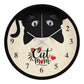 Cat Mom - Wooden Frame 10" Clock - Gift for Mom