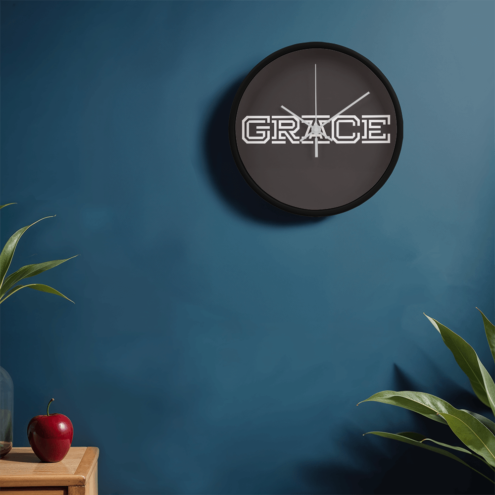 GRACE Wooden Frame 10" Clock – Gift for Her - Gift for Him
