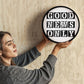 Good News Only (Black) - Wooden Frame 10" Clock - Gift for Her - Gift for Him