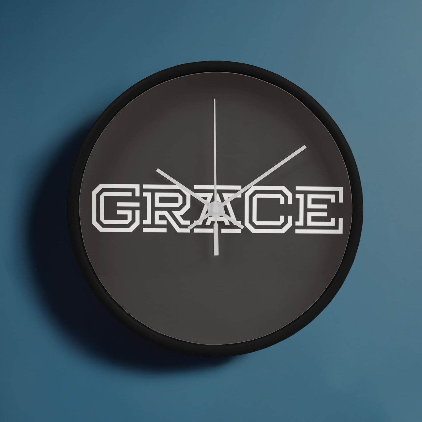 GRACE - Wooden Frame 10" Clock - Gift for Her - Gift for Him