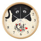 Cat Mom - Wooden Frame 10" Clock - Gift for Mom