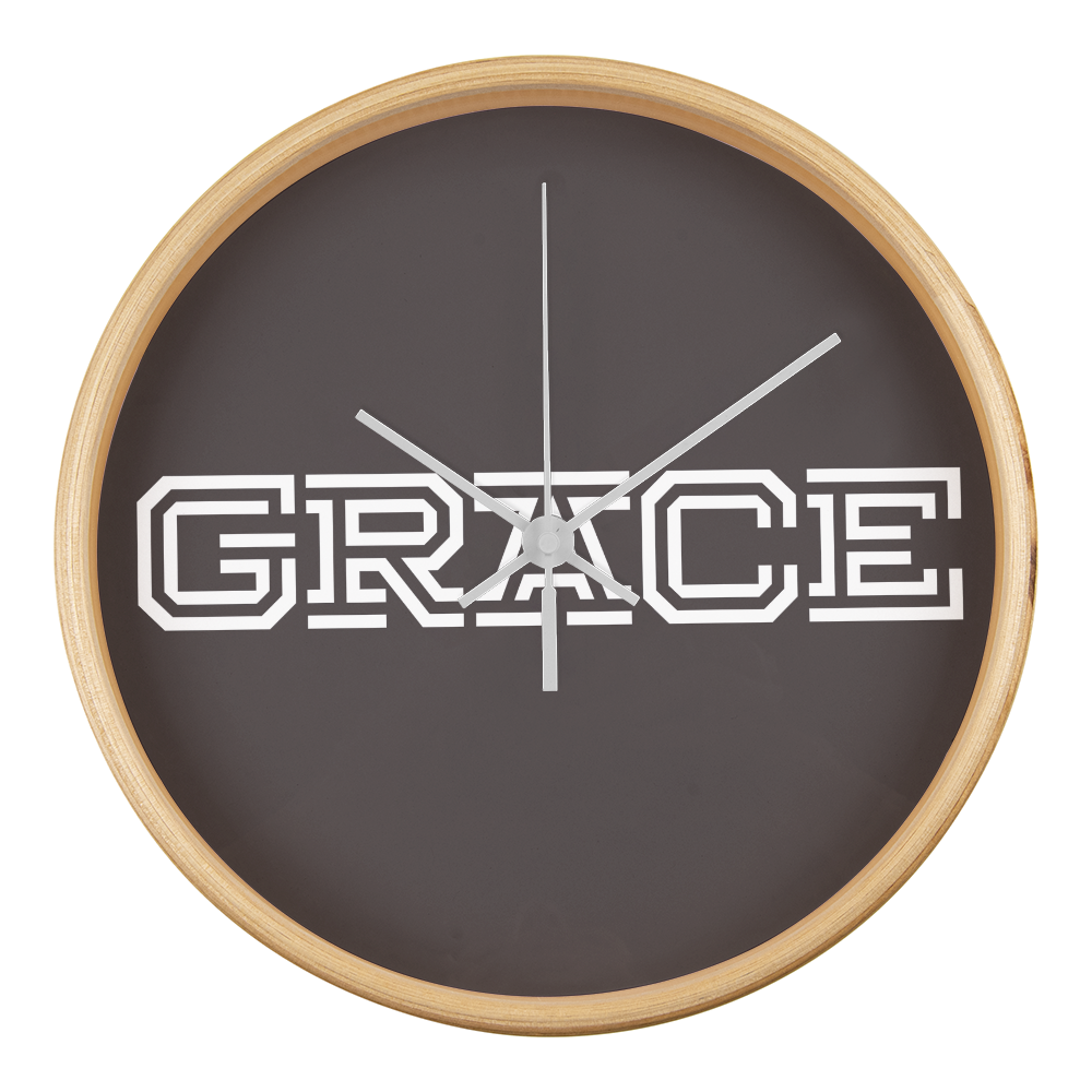 GRACE - Wooden Frame 10" Clock - Gift for Her - Gift for Him