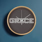 GRACE - Wooden Frame 10" Clock - Gift for Her - Gift for Him