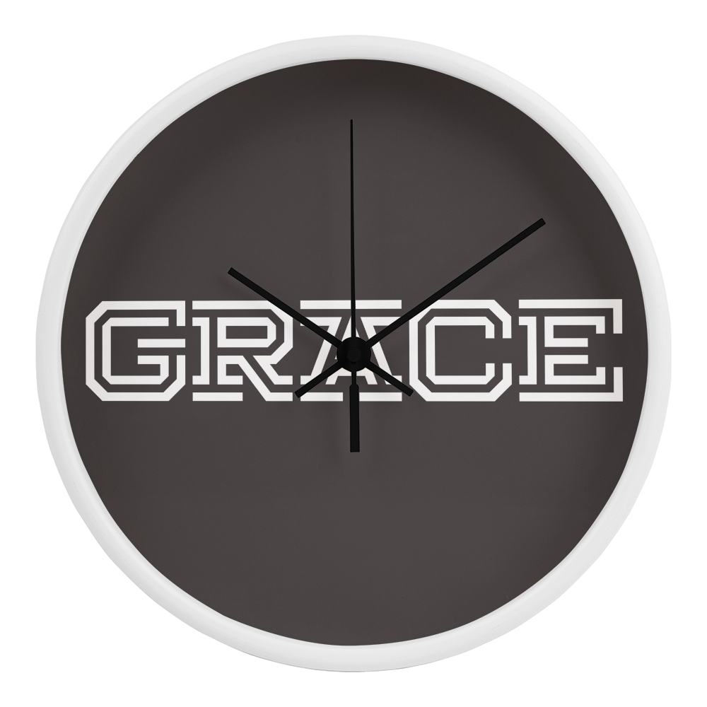 GRACE - Wooden Frame 10" Clock - Gift for Her - Gift for Him