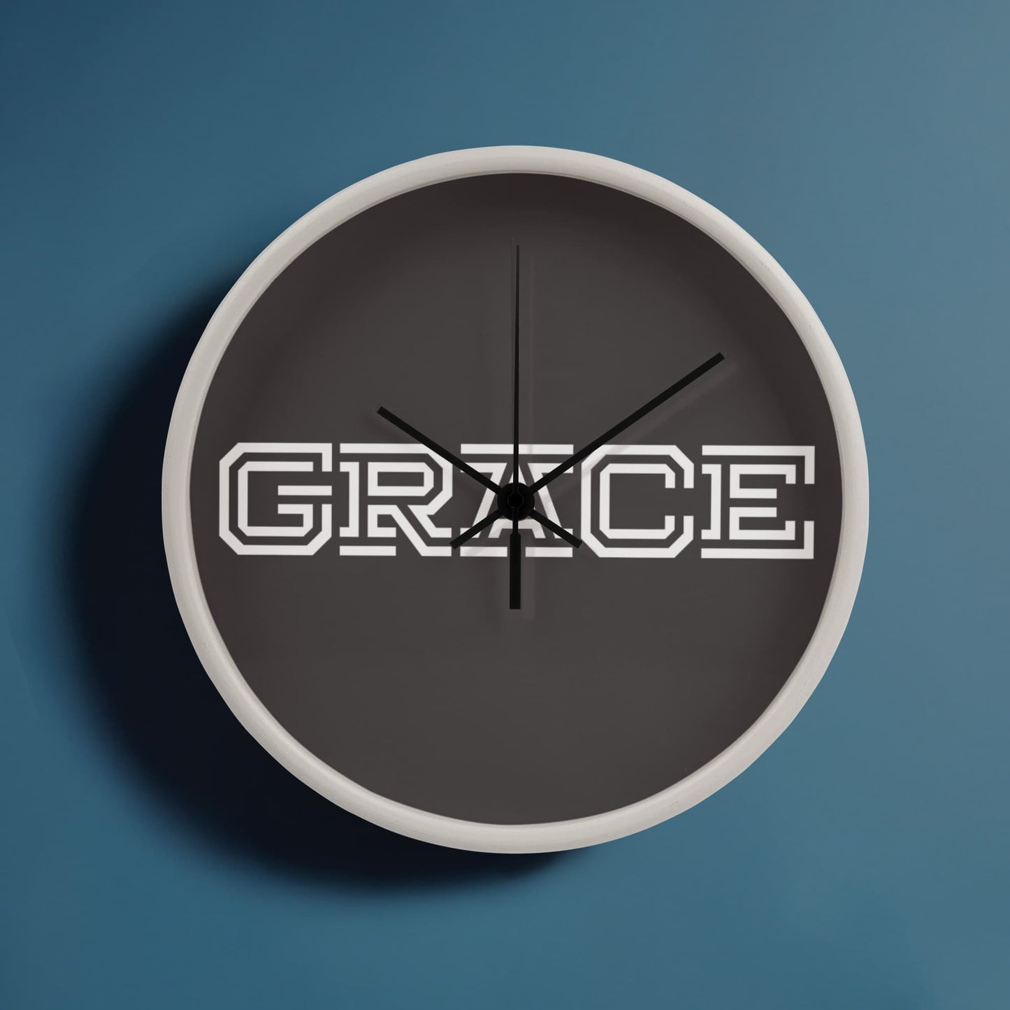 GRACE - Wooden Frame 10" Clock - Gift for Her - Gift for Him