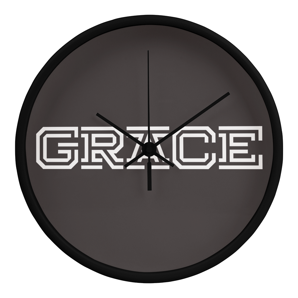 GRACE - Wooden Frame 10" Clock - Gift for Her - Gift for Him