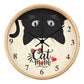 Cat Mom - Wooden Frame 10" Clock - Gift for Mom