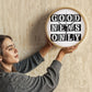 Good News Only (Black) - Wooden Frame 10" Clock - Gift for Her - Gift for Him