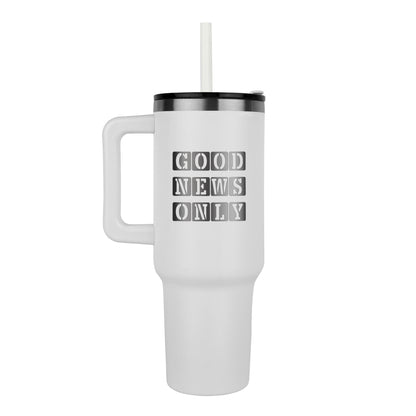 Good News Only - White Ceramic Mug 11oz. & 15oz. - Gift for Her - Gift for Him