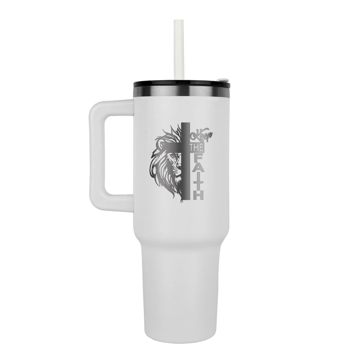 Keep The Faith 40oz Tumbler – Gift for Her - Gift for Him