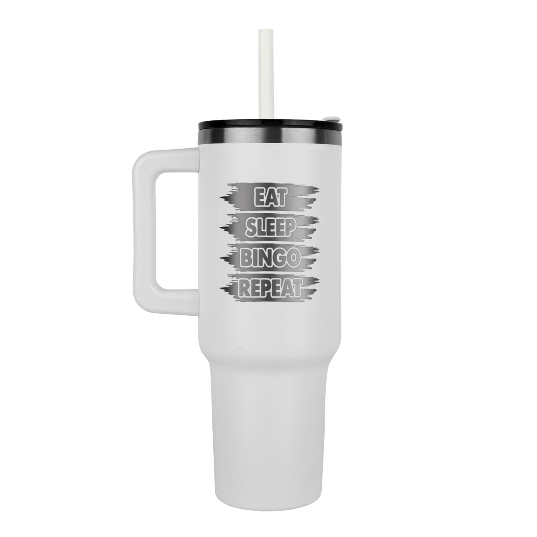 Eat Sleep Bingo Repeat 40oz Tumbler – Gift for Her - Gift for Him