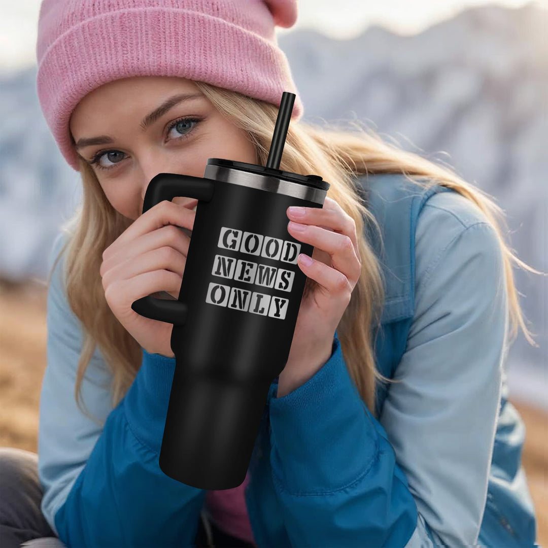 Good News Only 40oz Tumbler – Gift for Her - Gift for Him