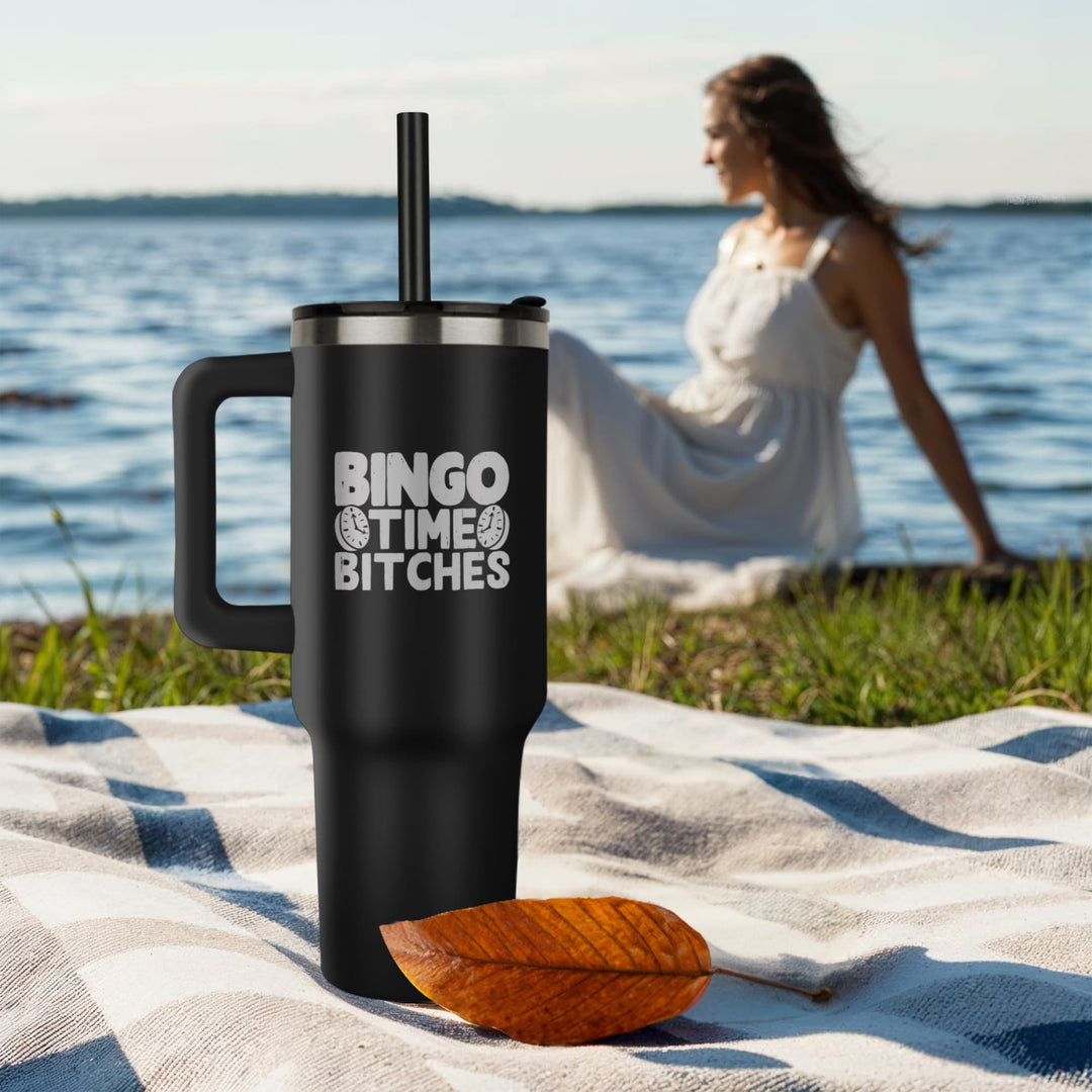 Bingo Time Bitches 40oz Tumbler – Gift for Her