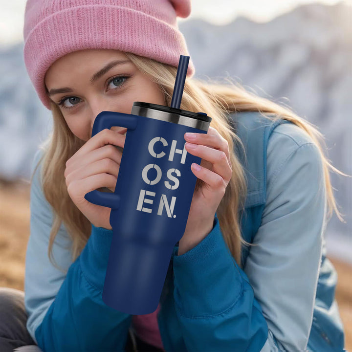 Chosen 40oz Tumbler – Gift for Her - Gift for Him