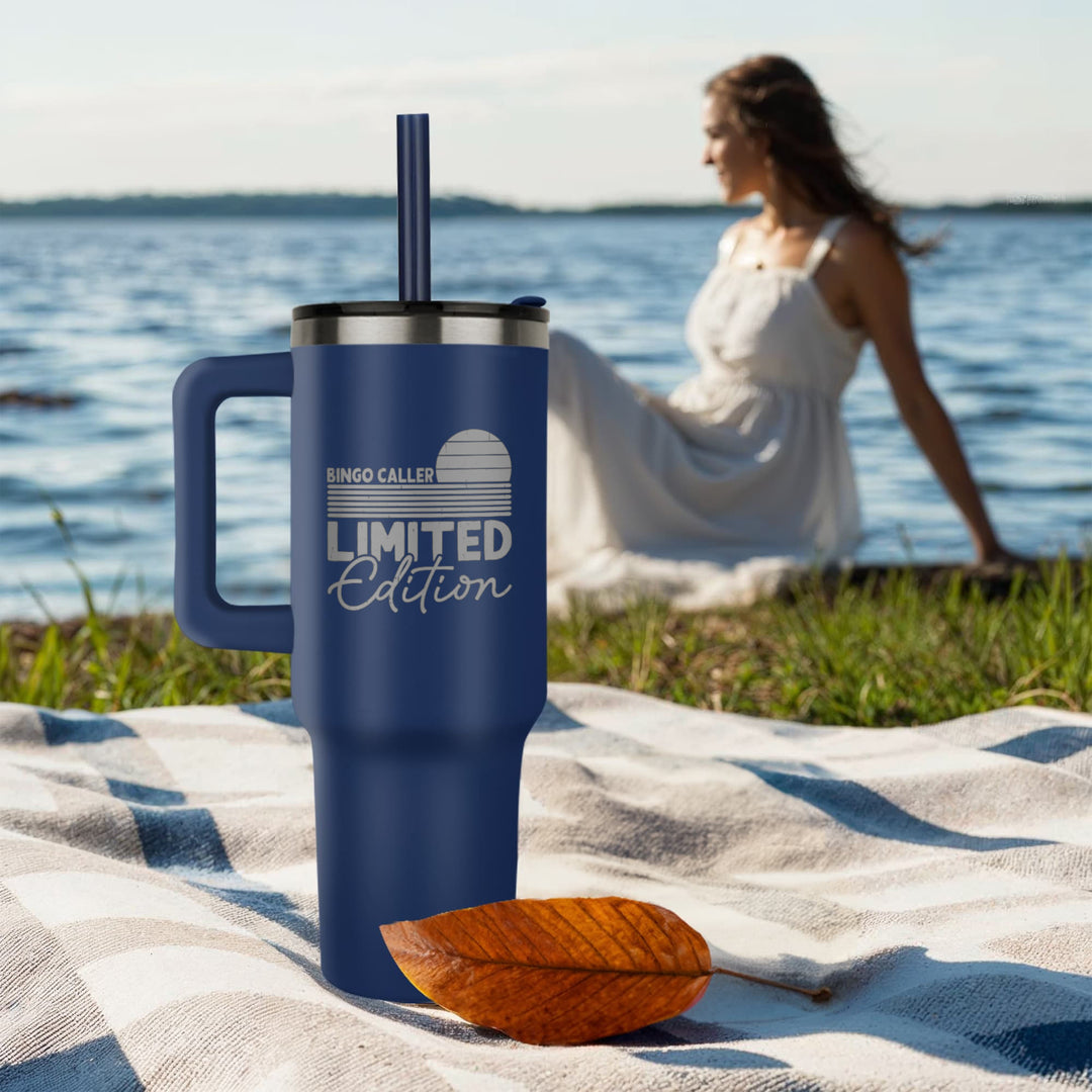 Bingo Caller Limited Edition 40oz Tumbler – Gift for Her - Gift for Him