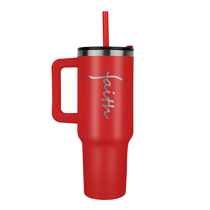 Faith – 40oz Tumbler – Gift for Her – Gift for Him