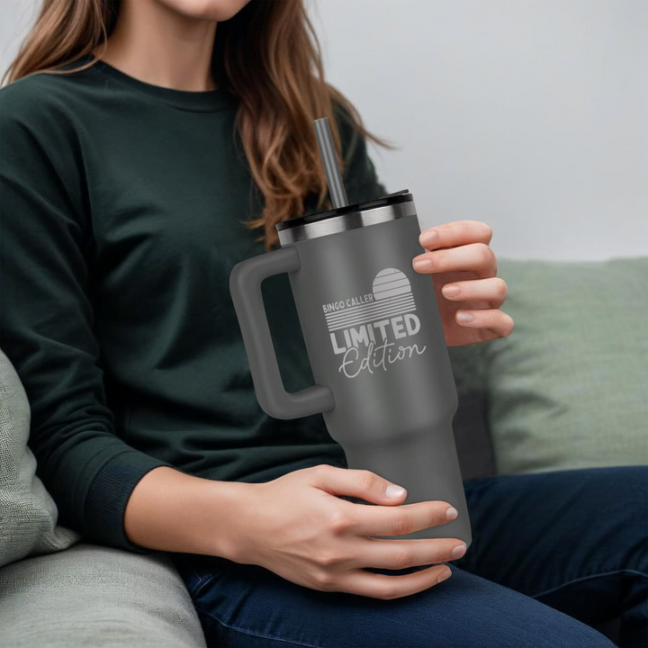 Bingo Caller Limited Edition 40oz Tumbler – Gift for Her - Gift for Him