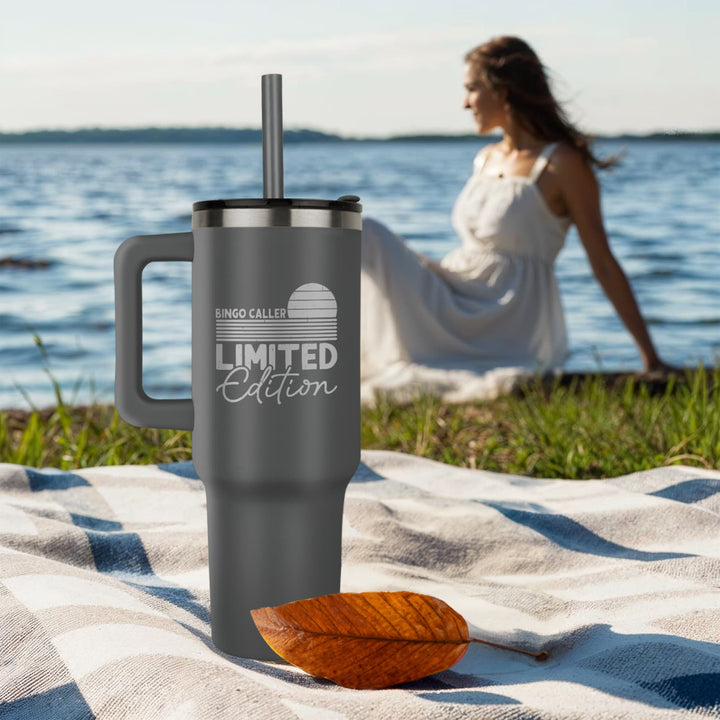 Bingo Caller Limited Edition 40oz Tumbler – Gift for Her - Gift for Him