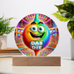 Dab Or Die 02 - Acrylic Circle Plaque - Gift for Her - Gift for Him
