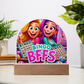 Bingo BFFS 2 - Acrylic Dome Plaque - Gift for Her