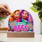 Bingo BFFS 2 - Acrylic Dome Plaque - Gift for Her