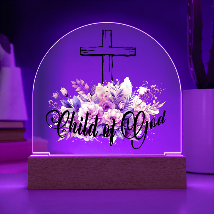 Child Of God Dome Acrylic Plaque – Gift for Her