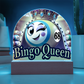 Bingo Queen - Acrylic Dome Plaque - Gift for Her
