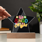 It's Bingo Night - Acrylic Star Plaque - Gift for Her - Gift for Him