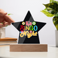 It's Bingo Night - Acrylic Star Plaque - Gift for Her - Gift for Him