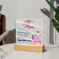 To My Mom, Thank You For Always Being The Shining Example - Happy Mother's Day - Acrylic Square Plaque - Gift for Mom