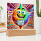 Dab Or Die 02 - Acrylic Square Plaque - Gift for Her - Gift for Him