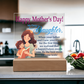 My Dear Daughter, Happy Mother's Day! Be The Best Mom For Your Kids! - Acrylic Square Plaque - Gift for Mom