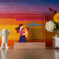 Dear Mom, Happy Mother's Day! Right From The Start, You Supported Me -  Acrylic Square Plaque - Gift for Mom