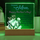 Dearest Mom, Happy Mother's Day! Thanks For Bringing Me Into This World - Acrylic Square Plaque - Gift for Mom