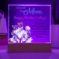 Dearest Mom, Happy Mother's Day! Thanks For Bringing Me Into This World - Acrylic Square Plaque - Gift for Mom