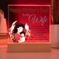To My Wife, Happy Mother's Day! I Am Proud Of Everything That You've Accomplished As An Individual And A Mom - Acrylic Square Plaque - Gift for Mom