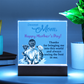 Dearest Mom, Happy Mother's Day! Thanks For Bringing Me Into This World - Acrylic Square Plaque - Gift for Mom