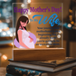 To My Wife, Happy Mother's Day! Your Journey Into Motherhood Is Just Beginning - Acrylic Square Plaque - Gift for Mom